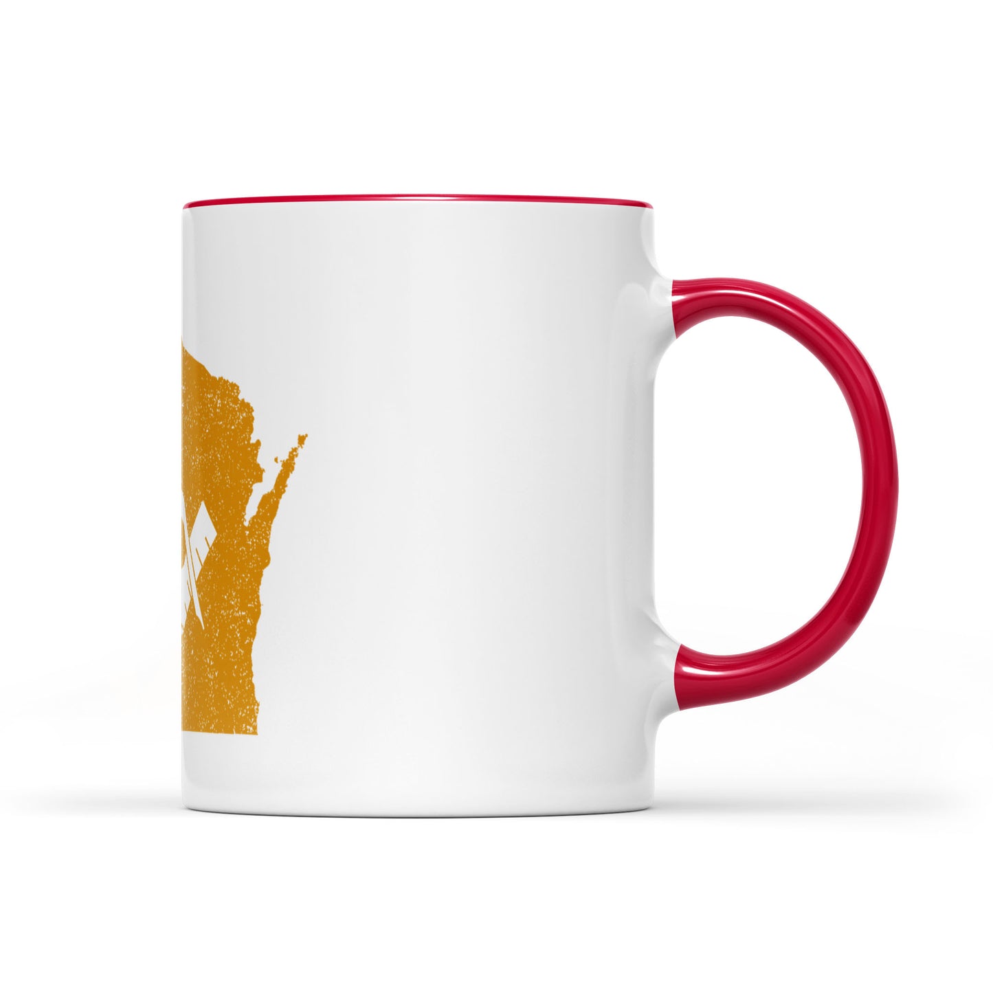 Wisconsin square & compass freemason symbol state map - Accent Mug