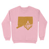 Connecticut Freemason State Square & Compass Symbol - Sweatshirt