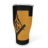 Utah Square & Compass Freemason symbol state map - 30oz Fat Tumbler