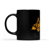 Kentucky square & compass freemason symbol state map - Black Mug