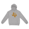 Texas Freemason State Map Square & Compass Symbol - Hoodie