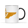 Tennessee square & compass freemason symbol state map - Accent Mug