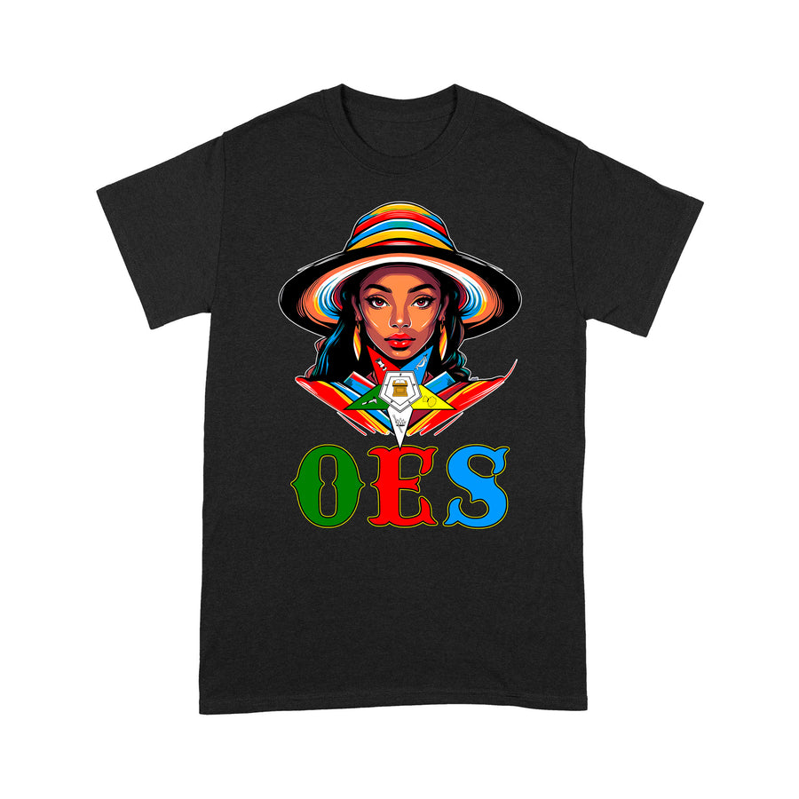 OES Black Beautiful Sister Floppy Wide - Brimmed Hat FATAL - T Shirt - OES230710_06