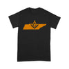 Tennessee Freemason State Map Square & Compass Symbol - T Shirt