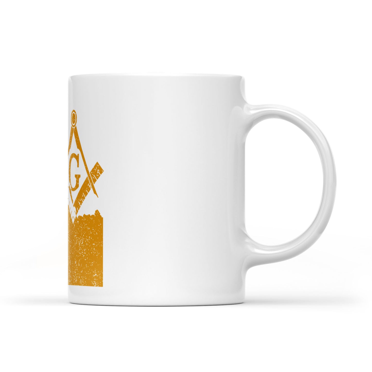 Idaho square & compass freemason symbol state map - White Mug