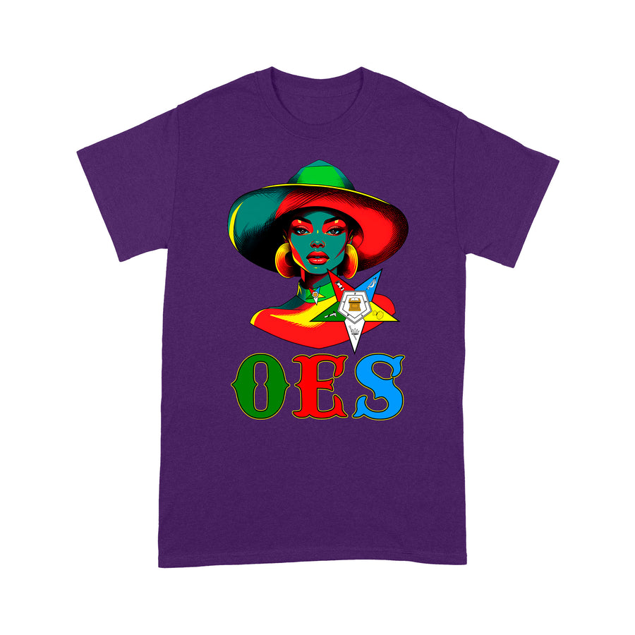 OES Black Beautiful Sister Floppy Wide - Brimmed Hat FATAL - T Shirt - OES230710_07
