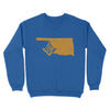 Oklahoma Freemason State Map Square & Compass Symbol - Sweatshirt