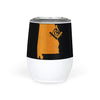 Alabama Square & Compass Freemason symbol state map - Wine Tumbler