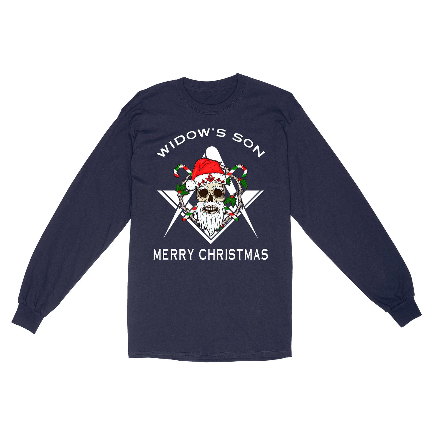 Widow's Son Merry Christmas Freemason - Long Sleeve