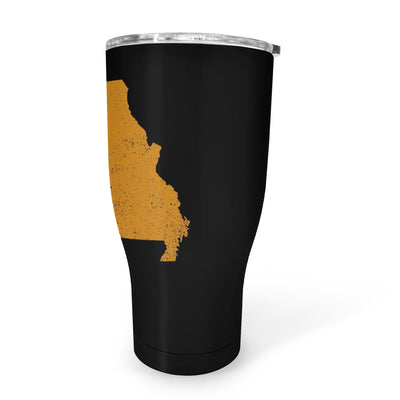 Missouri Square & Compass Freemason symbol state map - 30oz Fat Tumbler