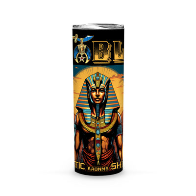 Shriner Pharaoh King Pyramid Tutankhamun AAONMS - Skinny Tumbler - MS230728_15a