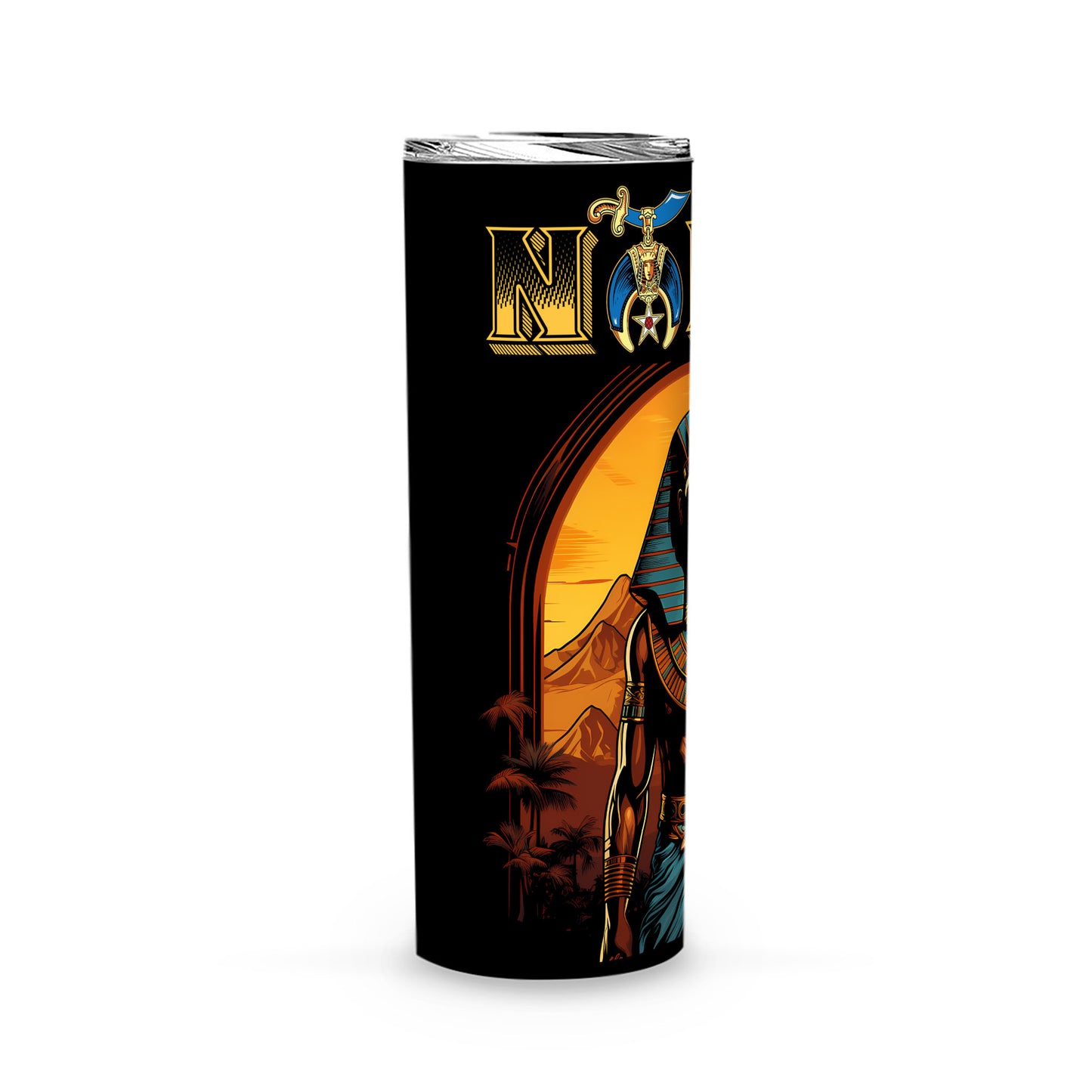 Shriner Egyptian Pharaoh King Tutankhamun - Skinny Tumbler - MS230728_11