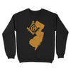 New Jersey Freemason State Map Square & Compass Symbol - Sweatshirt