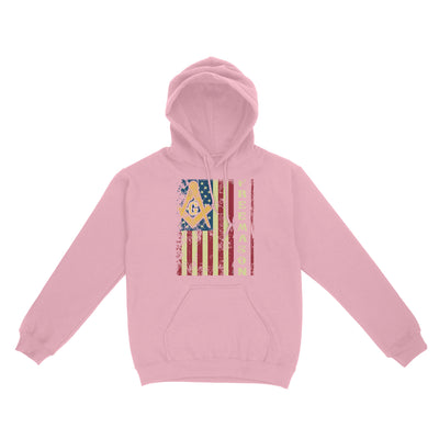 American Flag Freemason - Hoodie