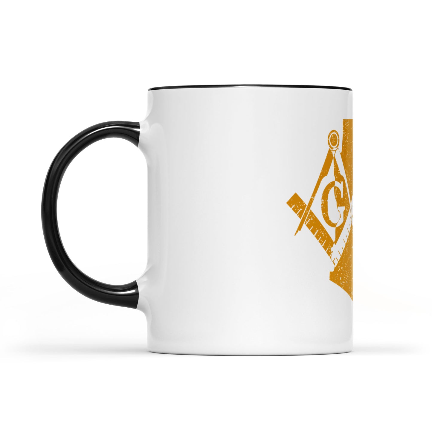 Colorado square & compass freemason symbol state map - Accent Mug