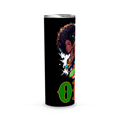 OES Black Beautiful Sisters Squad Team FATAL - Skinny Tumbler - OES230710_04