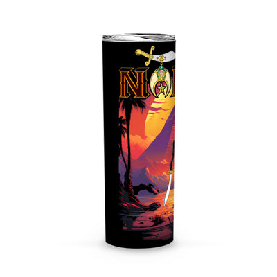 Noble Shriner Warrior Pharaoh Pyramid - Skinny Tumbler - MS230728_04