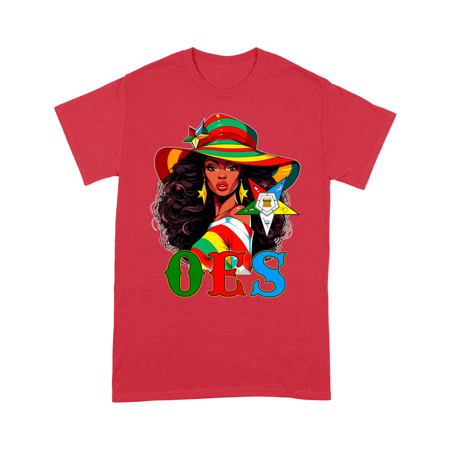 OES Black Beautiful Sister Floppy Wide - Brimmed Hat FATAL - T Shirt - OES230710_10