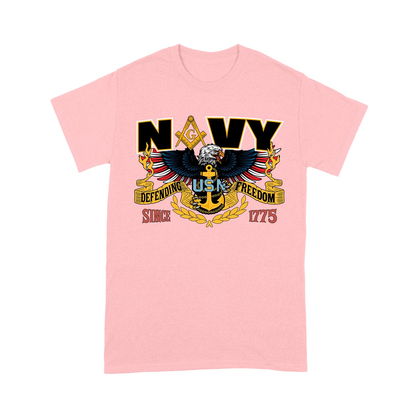 Navy Since 1775 Freemason - Premium T Shirt