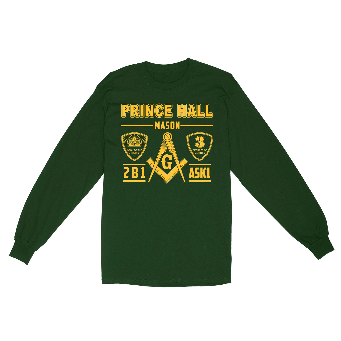 Prince Hall Mason 2B1 ASK1 Freemason - Long Sleeve