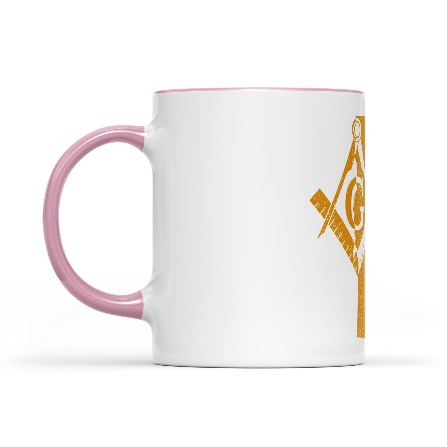 Vermont square & compass freemason symbol state map - Accent Mug