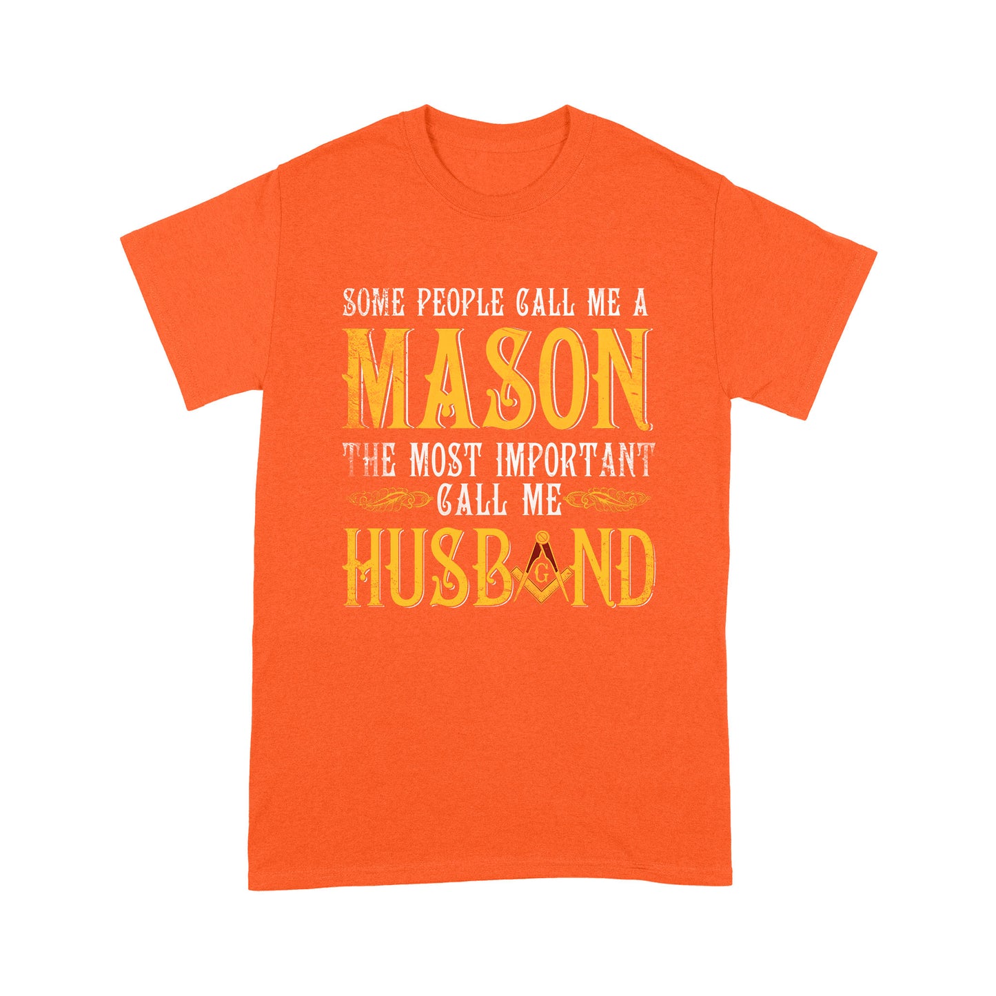 Call Me Husband Freemason - Premium T Shirt