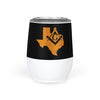 Texas Square & Compass Freemason symbol state map - Wine Tumbler