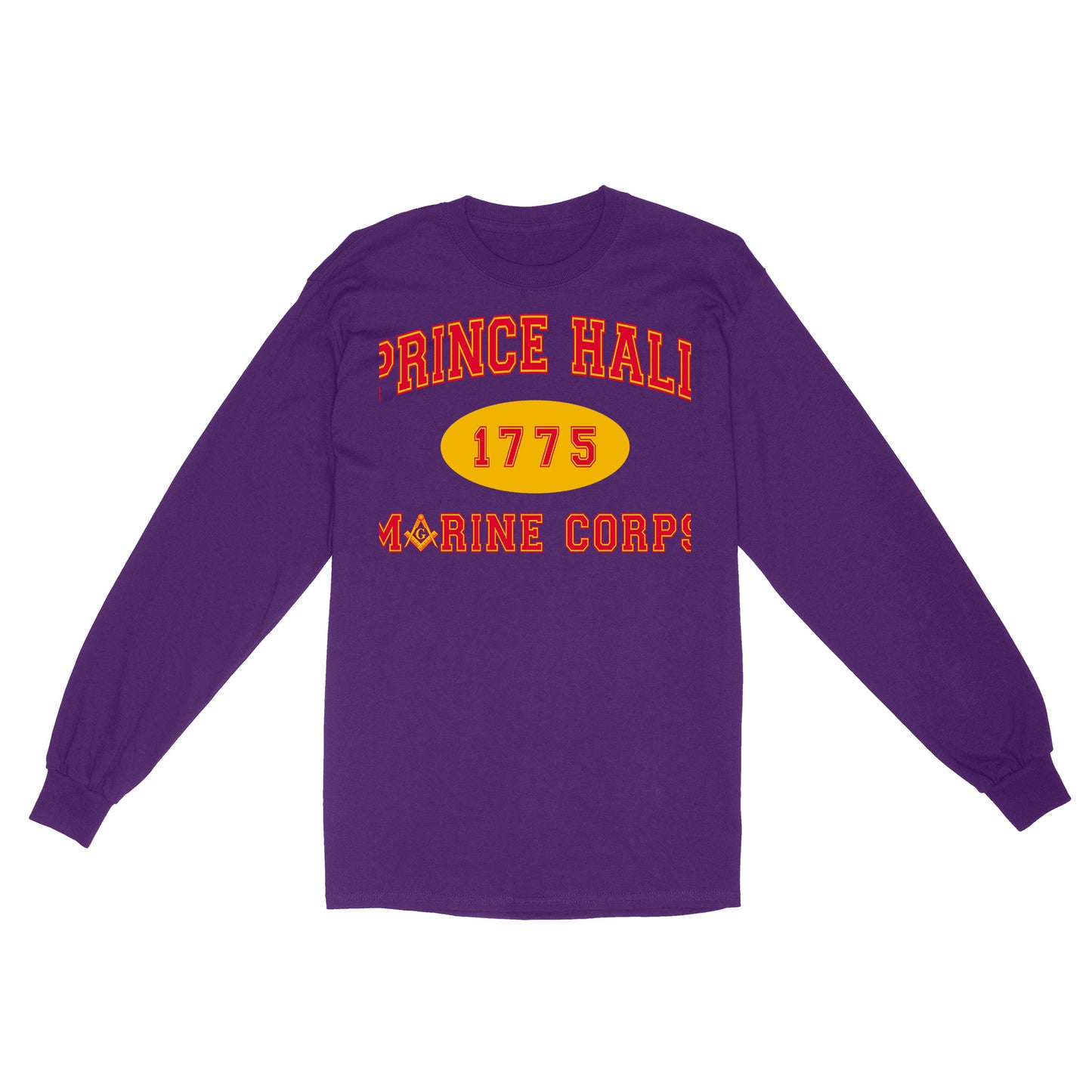 Prince Hall 1775 Marine Corps Freemason - Long Sleeve