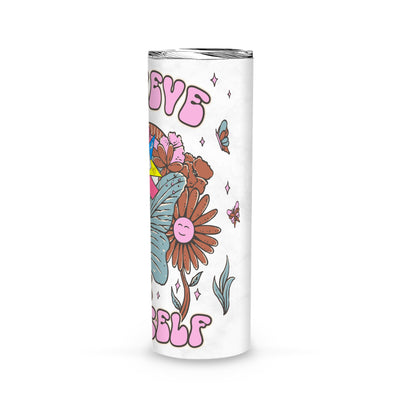 OES Believe In Yourself Breast Cancer Awareness FATAL - Skinny Tumbler - OES230703_02