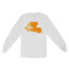 Louisiana Freemason State Map Square & Compass Symbol - Long Sleeve