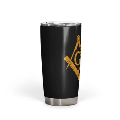 Mississippi Square & Compass Freemason symbol state map - 20oz Fat Tumbler