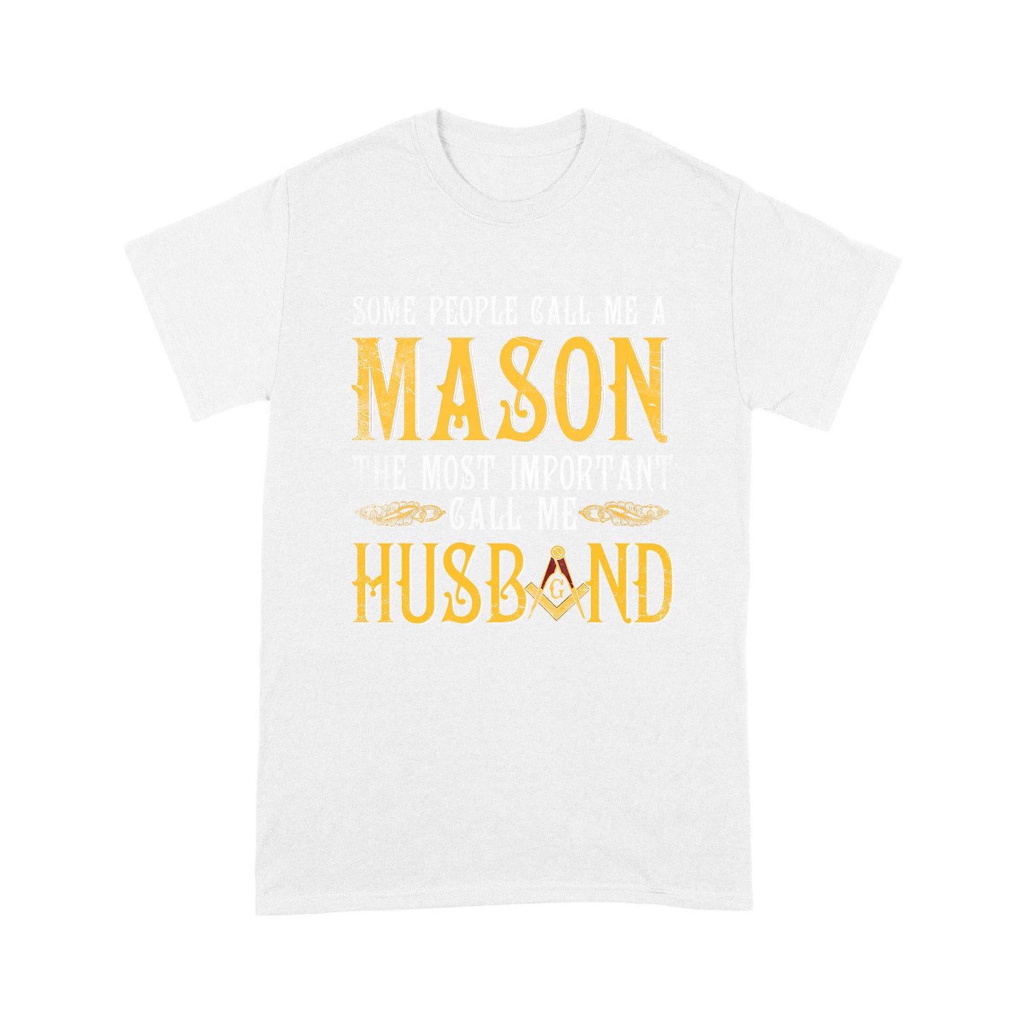 Call Me Husband Freemason - Premium T Shirt