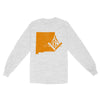 New Mexico Freemason State Map Square & Compass Symbol - Long Sleeve