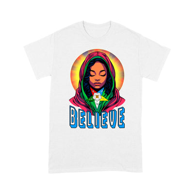 OES Black Sister Beautiful Pray Believe Wear Hoodie Color Shirt FATAL - T Shirt - OES230720_02