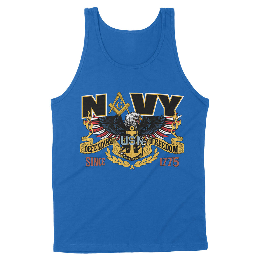 Navy Since 1775 Freemason - Standard Tank