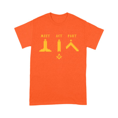 Meet Act Part Freemason - Premium T Shirt