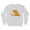 Missouri Freemason State Map Square & Compass Symbol - Sweatshirt