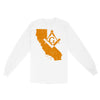 California Freemason State Map Square & Compass Symbol - Long Sleeve