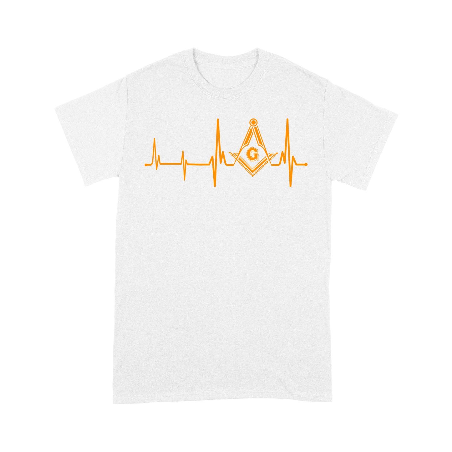 Heartbeat Freemason - Premium T Shirt