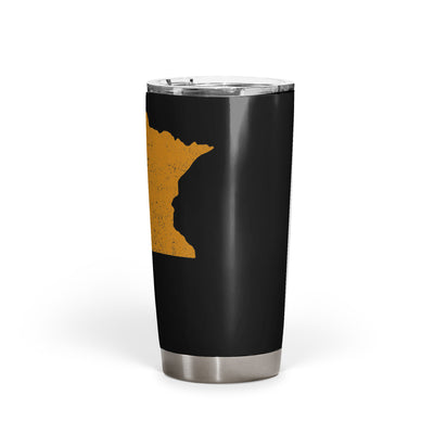 Minnesota Square & Compass Freemason symbol state map - 20oz Fat Tumbler