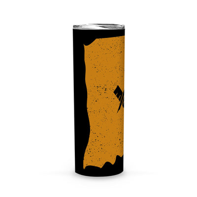 Indiana Square & Compass Freemason symbol state map -Skinny Tumbler