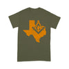 Texas Freemason State Map Square & Compass Symbol - T Shirt