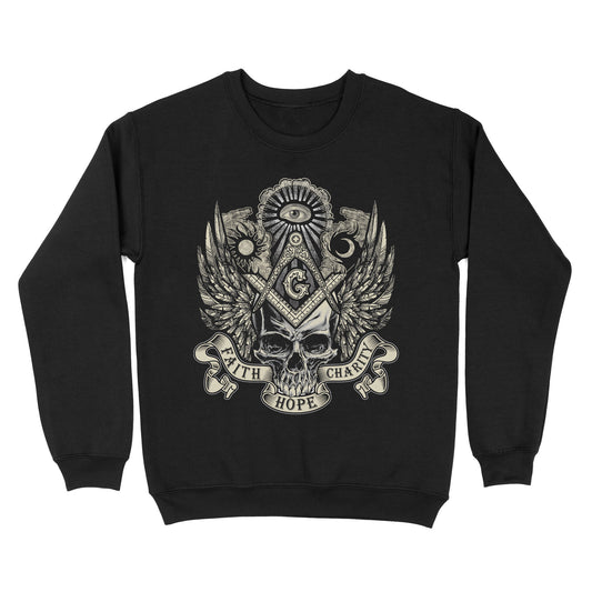 Faith Charity Hope Freemason - Sweatshirt