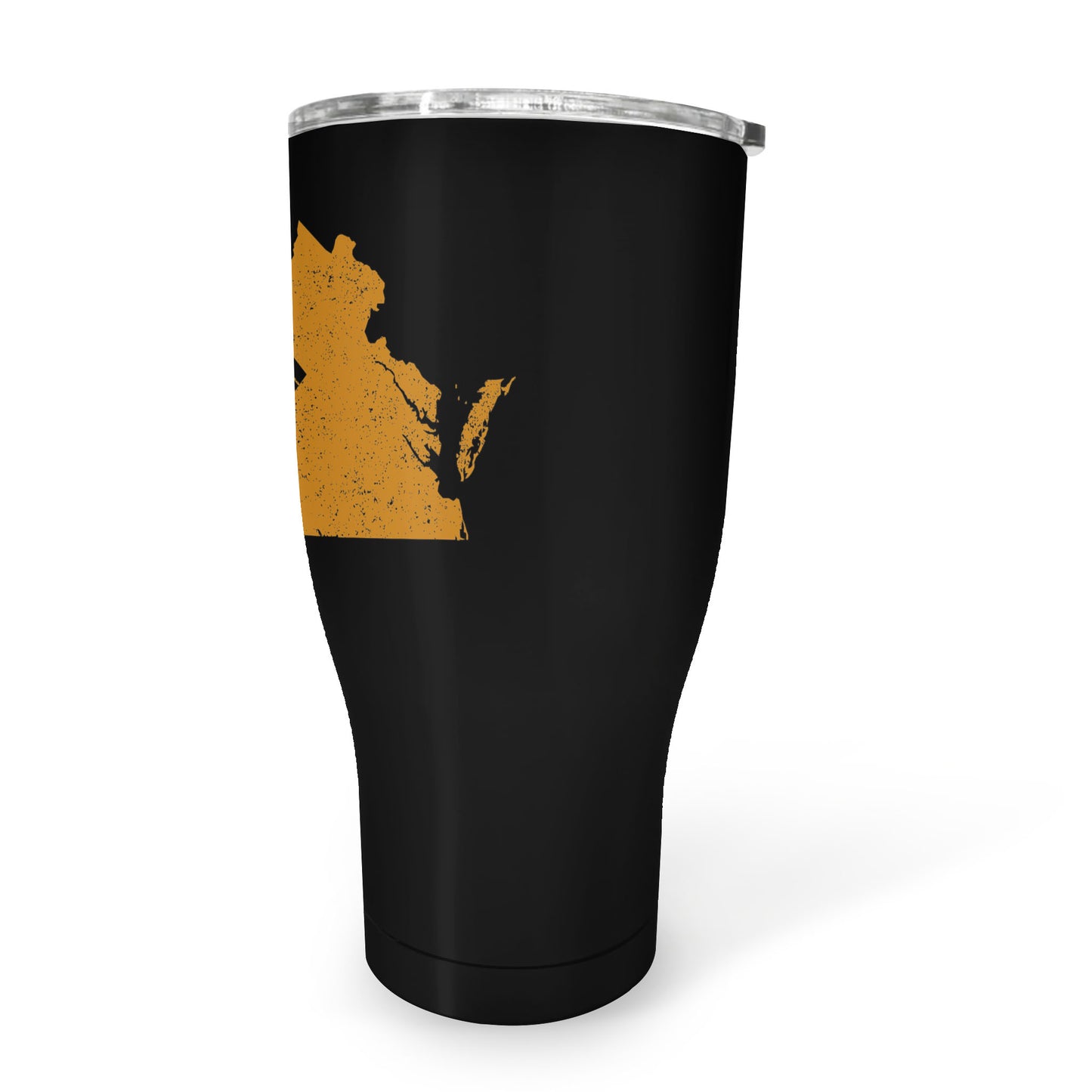 Virginia Square & Compass Freemason symbol state map - 30oz Fat Tumbler