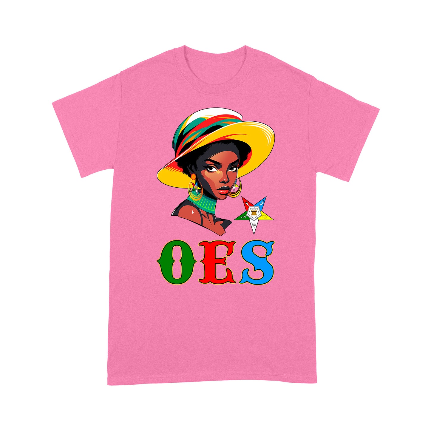 OES Black Beautiful Sister Floppy Wide - Brimmed Hat FATAL - T Shirt - OES230707_02