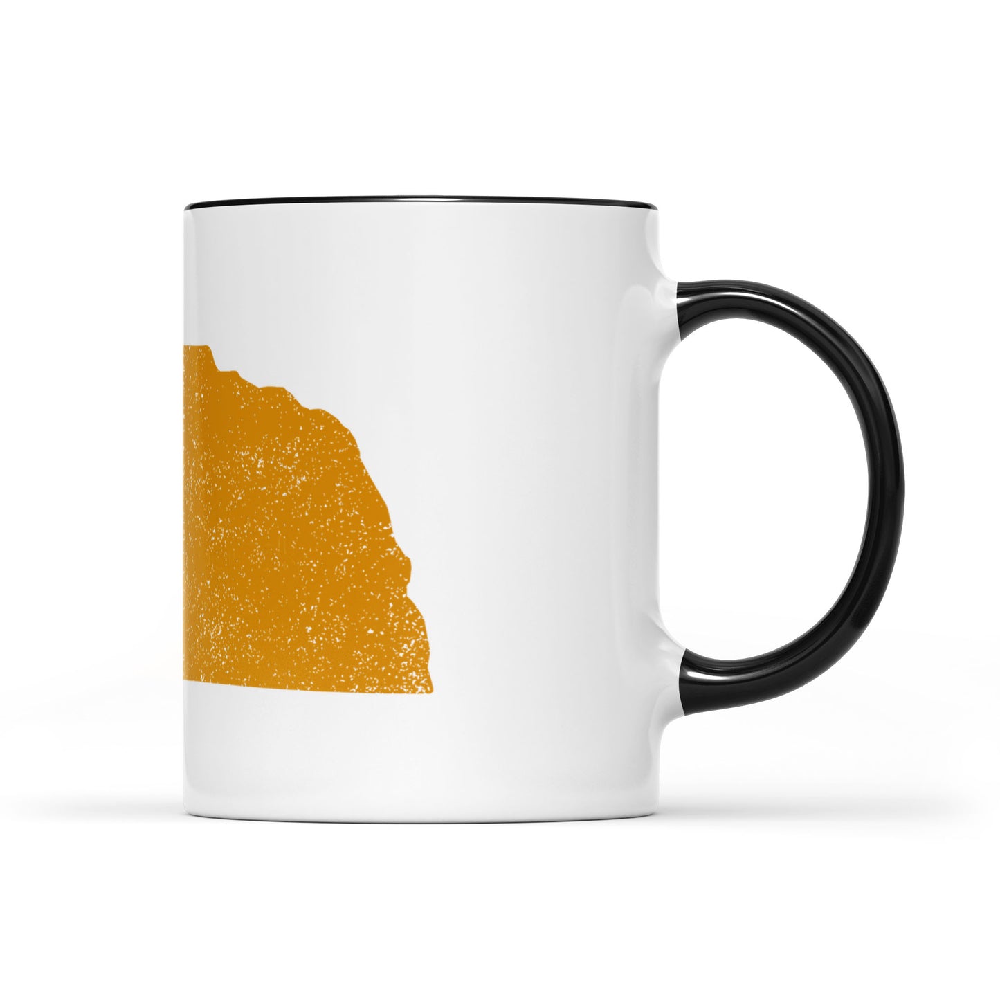 Nebraska square & compass freemason symbol state map - Accent Mug