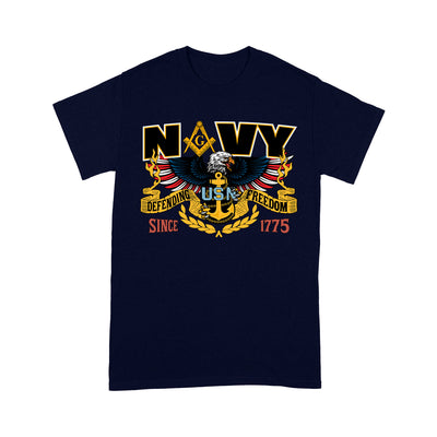 Navy Since 1775 Freemason - T Shirt