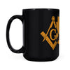 Arizona square & compass freemason symbol state map - Black Mug