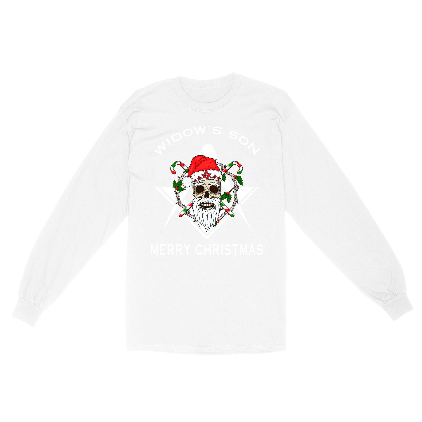 Widow's Son Merry Christmas Freemason - Long Sleeve