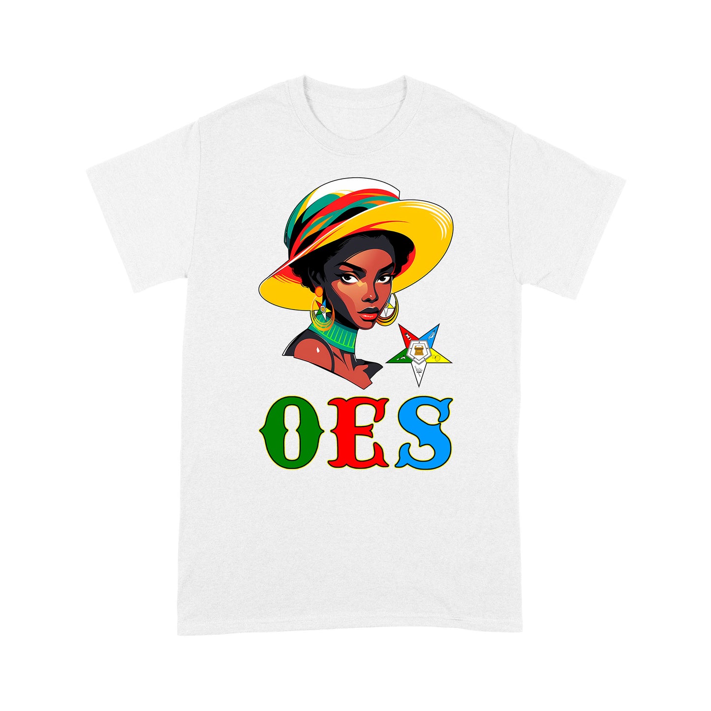 OES Black Beautiful Sister Floppy Wide - Brimmed Hat FATAL - T Shirt - OES230707_02